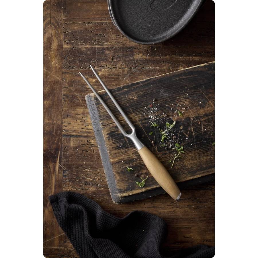 Knivsæt 7 dele Rustfrit stål/Akacie